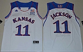 Youth Youth Kansas Jayhawks #11 Josh Jackson White College Stitched Jersey,baseball caps,new era cap wholesale,wholesale hats